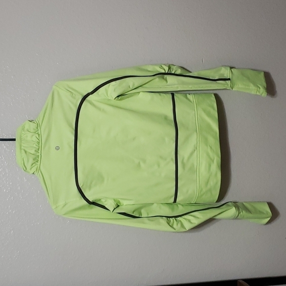 LULULEMON lime-green Neon Jacket, Size 4 - Picture 12 of 13